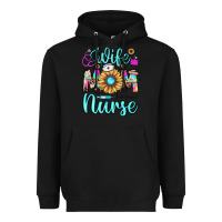 Black wife mom nurse Heavyweight Hoodie - JahusDesignShop