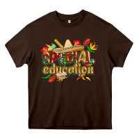 Chocolate Brown cinco de mayo special education Heavy Core Tee - CowGirlArtShop