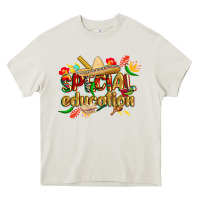 Cream cinco de mayo special education Heavy Core Tee - CowGirlArtShop