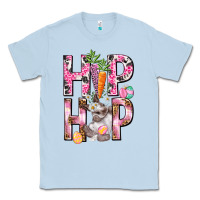 Dusty Blue Hip hop Easter Girl Easter Day Classic Tee - HowdyJamesFarm