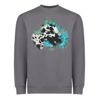 Storm cowhide turquoise patch Heavyweight Sweatshirt - AdoDesignShop