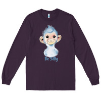 Plum monkey cute animals Long Sleeve Tee - RanaPortraitStore