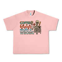 Salmon coffee because murder is wrong bbs Urban Heavy Tee - BundleAndBundleShop