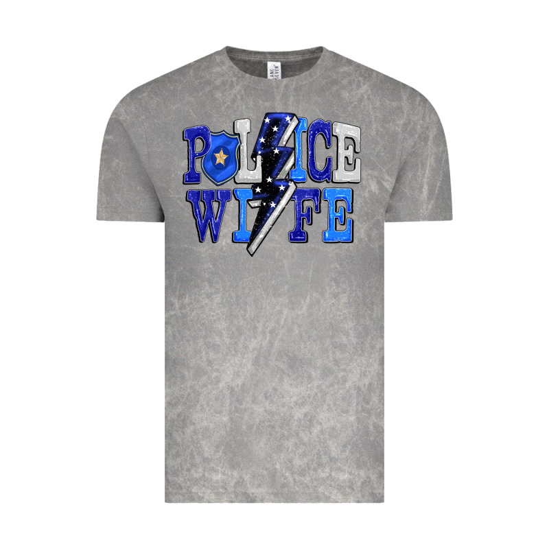 Police Wife Vintage Tee by FaDigitalArtStudio | Teevron