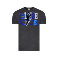 Vintage Black Police wife Vintage Tee - FaDigitalArtStudio