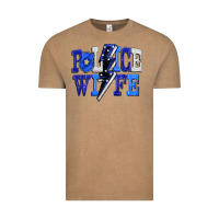 Vintage Coffee Police wife Vintage Tee - FaDigitalArtStudio