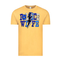 Vintage Mustard Police wife Vintage Tee - FaDigitalArtStudio