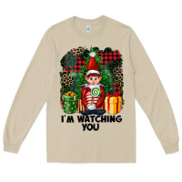 Mushroom I'm Watching You Elf Long Sleeve Tee - FaDigitalArtStudio