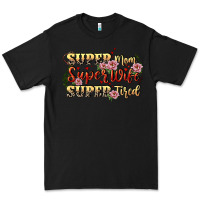 Black Super mom super wife super tired Premium Tee - CowGirlArtShop