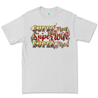 Dove Grey Super mom super wife super tired Premium Tee - CowGirlArtShop