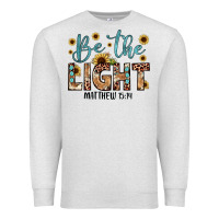 Oatmeal Heather be the light matthew 5 14 Premium Sweatshirt - JahusDesignShop