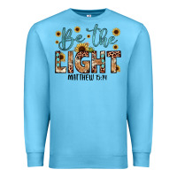 Ocean Blue be the light matthew 5 14 Premium Sweatshirt - JahusDesignShop