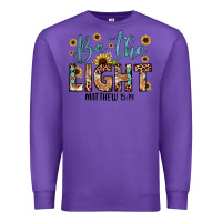 Purple be the light matthew 5 14 Premium Sweatshirt - JahusDesignShop