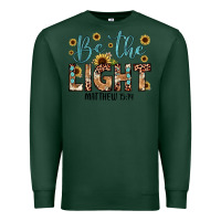Sports Green be the light matthew 5 14 Premium Sweatshirt - JahusDesignShop