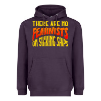 Plum anti feminist there are no feminists Heavyweight Hoodie - linhVisuals