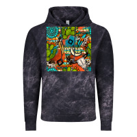 Cloud Black western cactus aztec seamless pattern Vintage Hoodie - BundleAndBundleShop