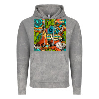 Cloud Rock western cactus aztec seamless pattern Vintage Hoodie - BundleAndBundleShop