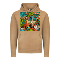 Vintage Camel western cactus aztec seamless pattern Vintage Hoodie - BundleAndBundleShop
