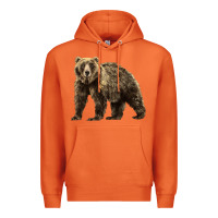 Brown Bear Premium Hoodie | Teevron