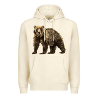 Sandshell Brown Bear Premium Hoodie - LillyAllenDesigns