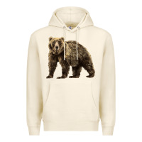 Tofu Brown Bear Premium Hoodie - LillyAllenDesigns