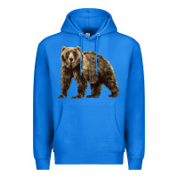 True Royal Brown Bear Premium Hoodie - LillyAllenDesigns