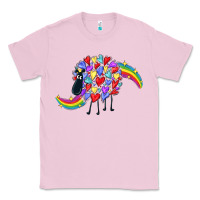 Bubblegum Pink Rainbow sheep Classic Tee - CowGirlArtShop