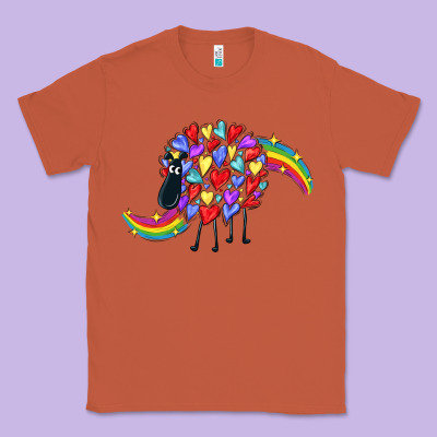 Rainbow Sheep Classic Tee Designed By Cowgirlartshop