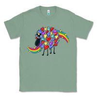 Sage Rainbow sheep Classic Tee - CowGirlArtShop