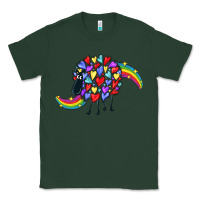 Sports Green Rainbow sheep Classic Tee - CowGirlArtShop