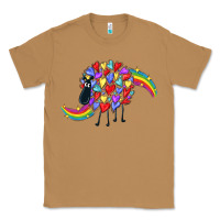 Toasted Coconut Rainbow sheep Classic Tee - CowGirlArtShop