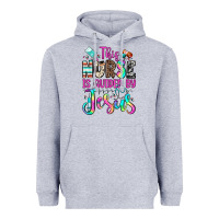 Heather Grey this nurse is guided by jesus Heavyweight Hoodie - JahusDesignShop