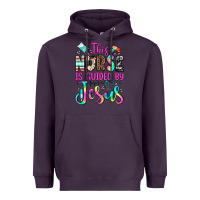 Plum this nurse is guided by jesus Heavyweight Hoodie - JahusDesignShop