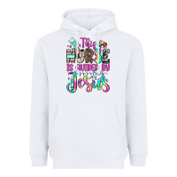 White this nurse is guided by jesus Heavyweight Hoodie - JahusDesignShop