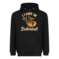 Black i came in like a butterball funny Heavyweight Hoodie - linhVisuals