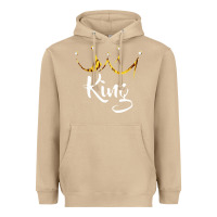 Mushroom gold crown king Heavyweight Hoodie - linhVisuals