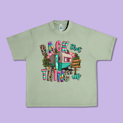 Back That Thing Up Camping Urban Heavy Tee Designed By Ranaportraitstore