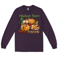 Plum whatever spices your pumpkin Long Sleeve Tee - BundleAndBundleShop