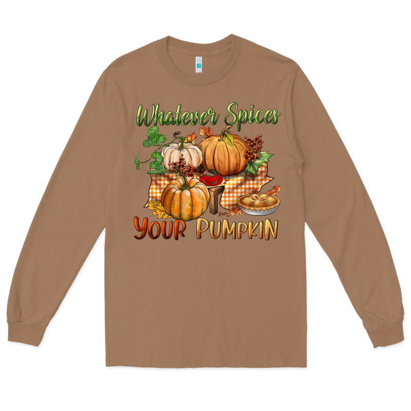Whatever Spices Your Pumpkin Long Sleeve Tee by BundleAndBundleShop | Teevron