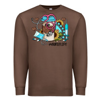 Chestnut nurse life western sunflower gemstone nurse Premium Sweatshirt - JahusDesignShop