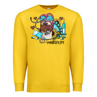 Lemon nurse life western sunflower gemstone nurse Premium Sweatshirt - JahusDesignShop