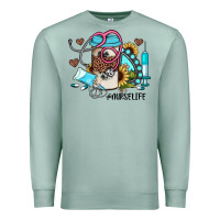 Seafoam nurse life western sunflower gemstone nurse Premium Sweatshirt - JahusDesignShop