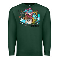Sports Green nurse life western sunflower gemstone nurse Premium Sweatshirt - JahusDesignShop