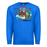 True Royal nurse life western sunflower gemstone nurse Premium Sweatshirt - JahusDesignShop