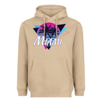 Mushroom miami beach souvenir vintage 80s Heavyweight Hoodie - linhVisuals
