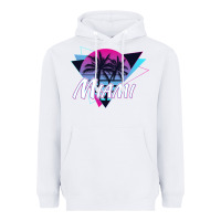White miami beach souvenir vintage 80s Heavyweight Hoodie - linhVisuals