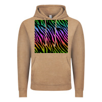 Zebra Glitter Seamless Pattern Vintage Hoodie | Teevron