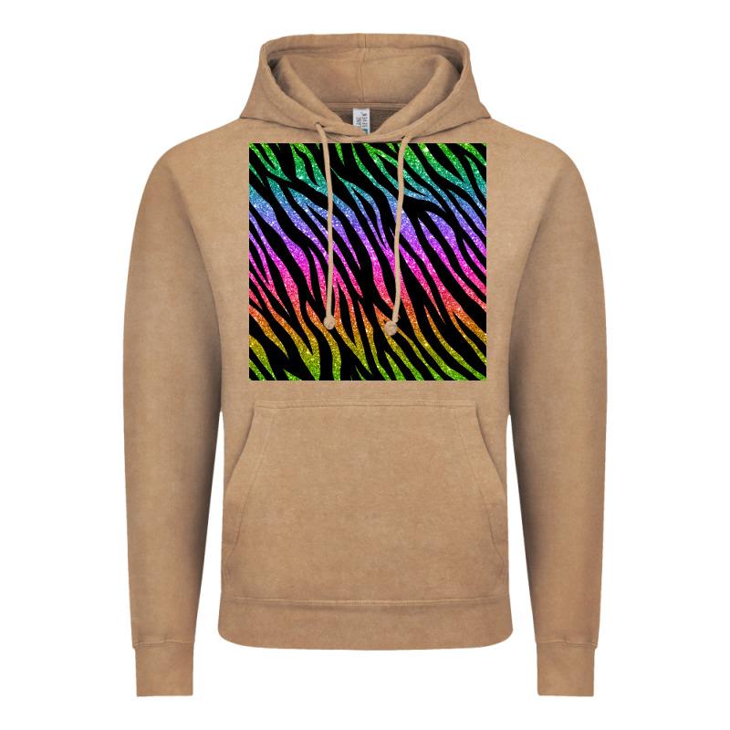 Zebra Glitter Seamless Pattern Vintage Hoodie by BundleAndBundleShop | Teevron