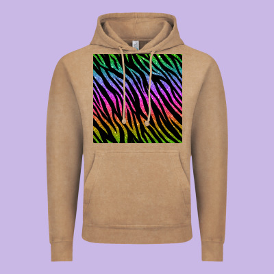 Zebra Glitter Seamless Pattern Vintage Hoodie Designed By Bundleandbundleshop
