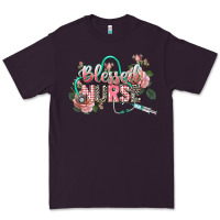 Plum blessed nurse Premium Tee - CowGirlArtShop